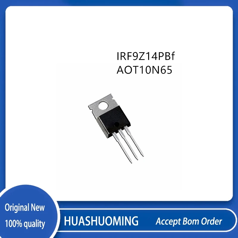 20Pcs/Lot IRF9Z14PBF IRF9Z14  AOT10N65 10N65 TO-220