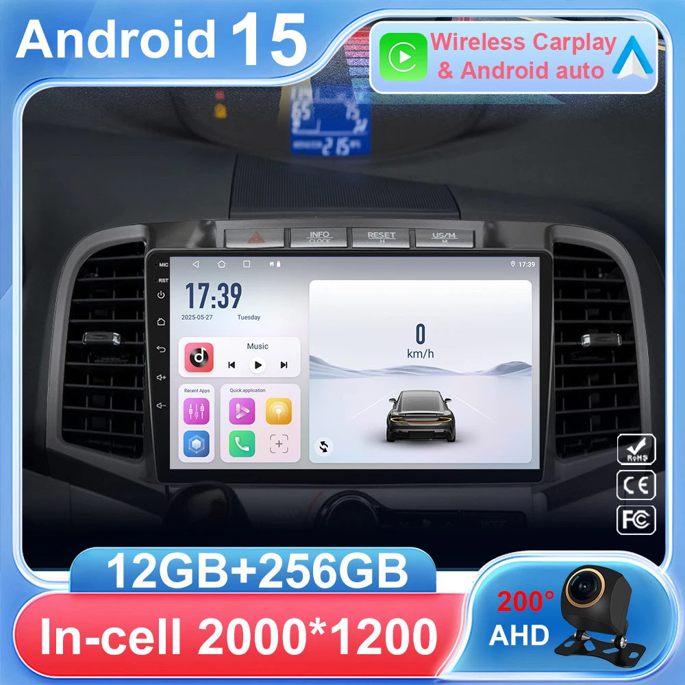 

Android 15 Carplay Auto 2K Screen Car Radio Multimedia Player For Toyota Venza 2008 - 2016 Autoradio GPS Stereo 2 din Head Unit