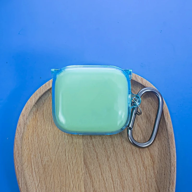 Custodia trasparente per auricolari per Anker Soundcore P30i Custodia antiurto di lusso per Oundcore P30i Custodia protettiva in TPU con portachiavi