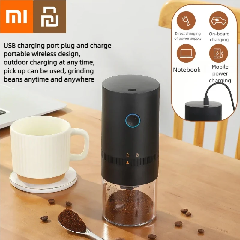 Xiaomi Youpin Coffee Maker Wireless Electric Coffee Machine Rechargeable Outdoor Travel Car Home Automatic Coffee Maker Grinder