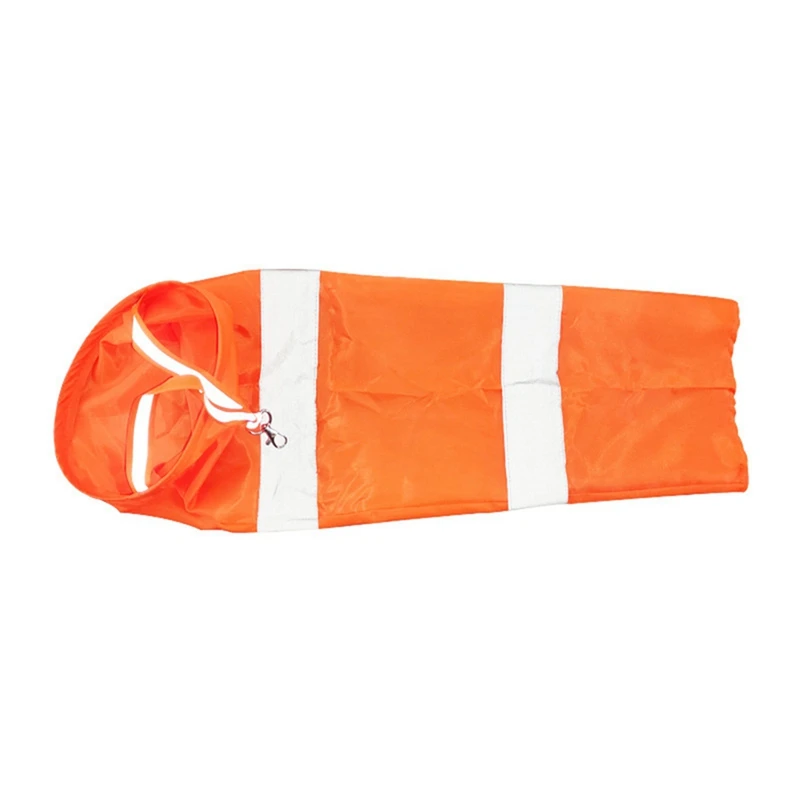 Airport Windsocks Orange Waterproof Windsock Reflective Wind Bag 60Cm Durable Easy Install