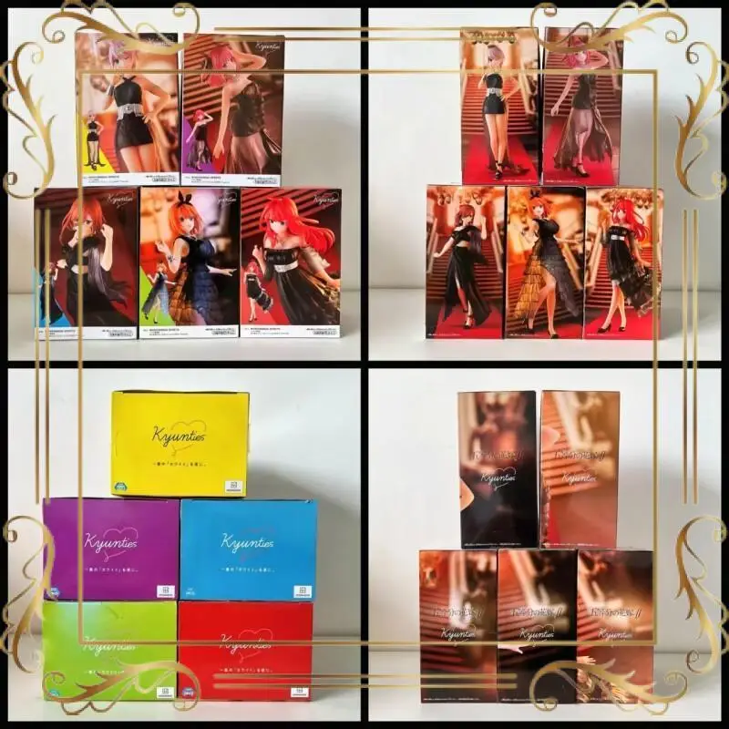 

Bandai Original Kyunties The Quintessential Quintuplets NakanoIchika NakanoItsuki Anime Action Figure Model Collector Toys Gifts