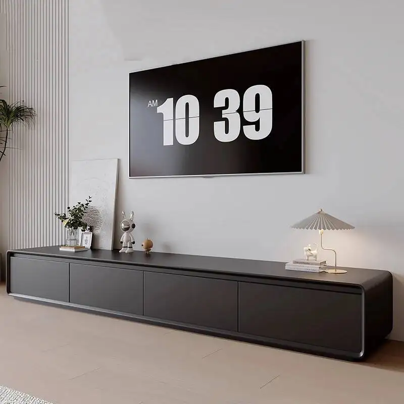 حامل تلفاز فرنسي كلاسيكي بتصميم كلاسيكي أنيق، حامل تلفاز فاخر، جمال بسيط، أثاث Muebles Para El Hogar لمنتصف القرن #6