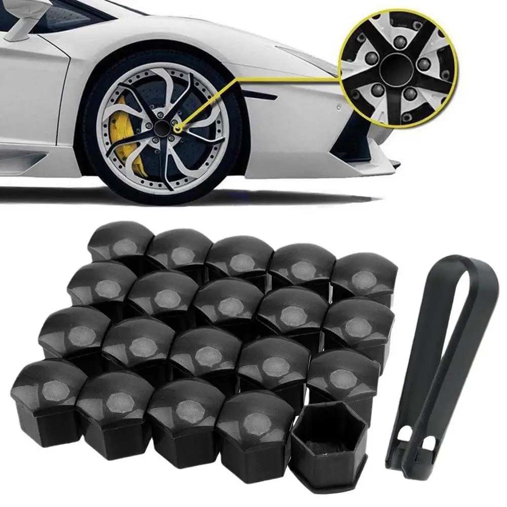 

20PCS 21/19/17mm Car Wheel Nut Caps Protection Covers Caps Anti-Rust Auto Hub Screw Cover Car Tyre Nut Bolt Exterior