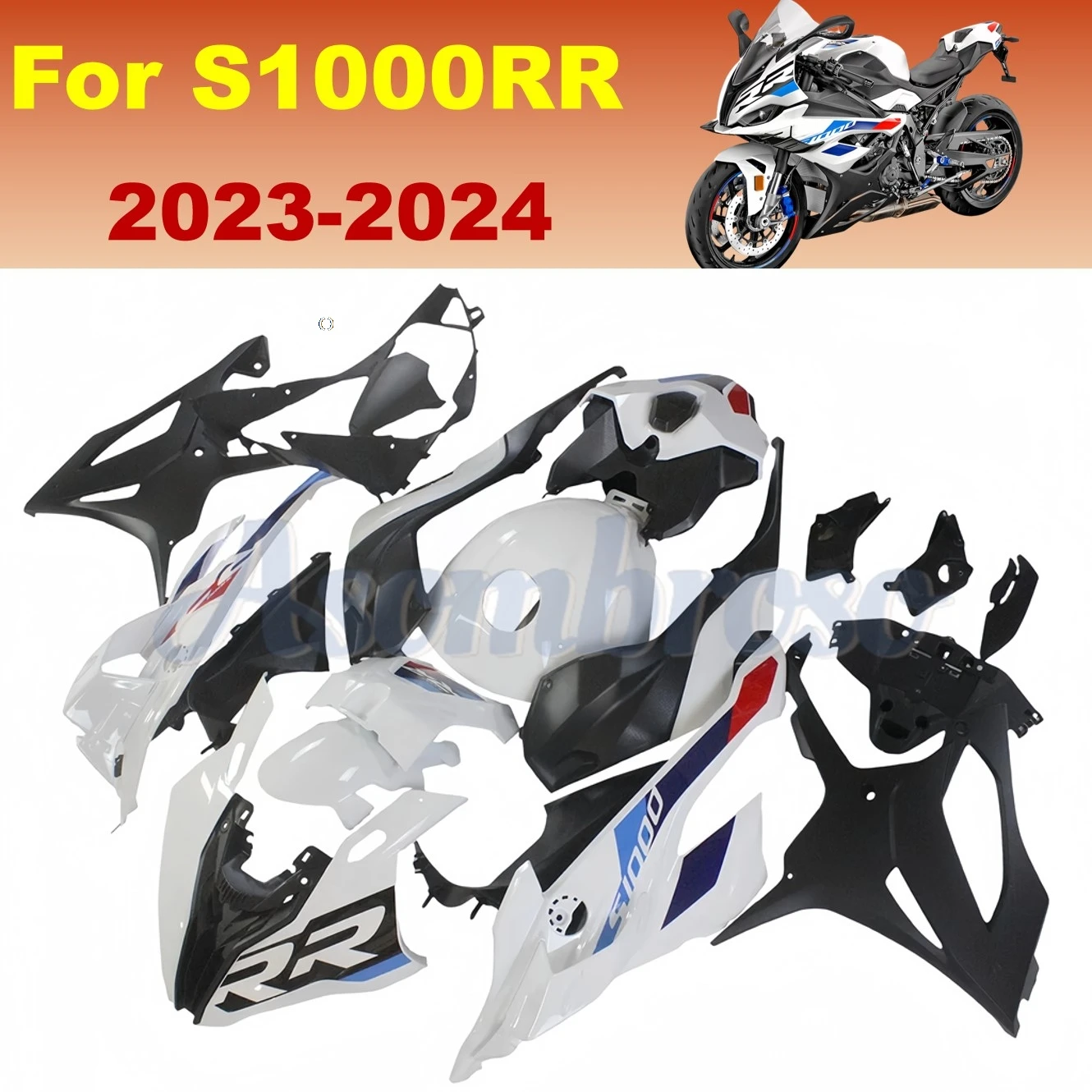 ABS Injection Panel Bodywork Frame Protector Kits For S1000RR 2023 2024 S 1000 RR S1000 RR Full fairing