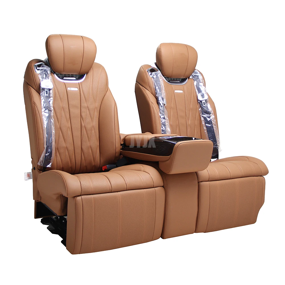 JYJX090 Fold Down Threeseater Luxury VIP Rear Seat With Armrest Center Control