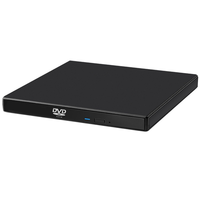 USB 2.0 External Optical Drive Portable CD DVD+/-RW Burner Optical Drive DVD Drive External for Laptop PC Desktop