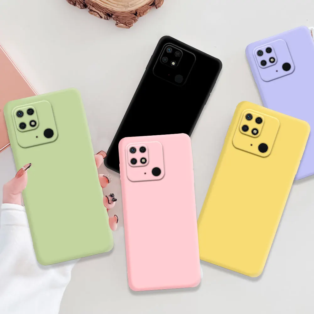 Flüssige Silikon-Schutzhülle für Xiaomi Redmi 10C 10A 9A 9C 12c Redmi Note 10 10S 11 11s 12s 12 Pro 5G A1 A2 Plus Cover