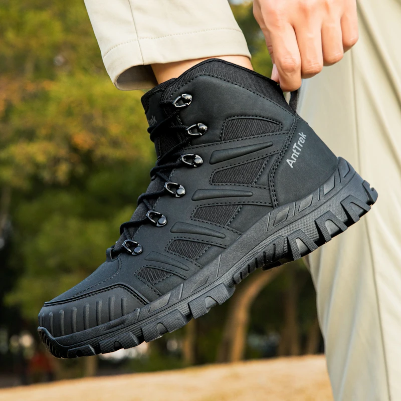 Men Tactical Boots Waterproof Ultrallight Anti-Slip Male High Quality Camping Army Boots Outdoor Desert Boot Work Hunting Boots view 5