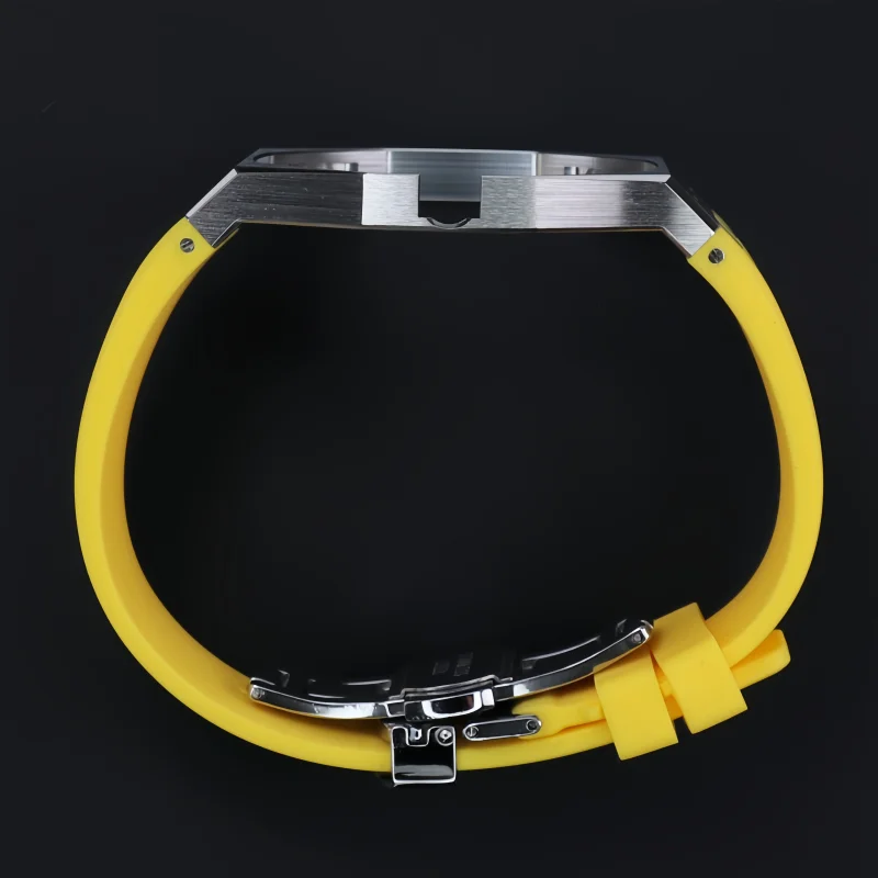 Stainless Steel Watch Case And Strap Mod Kit For Swatch X AP Royal Pop Pocket Changer To Wristwatch Personalized Accessories