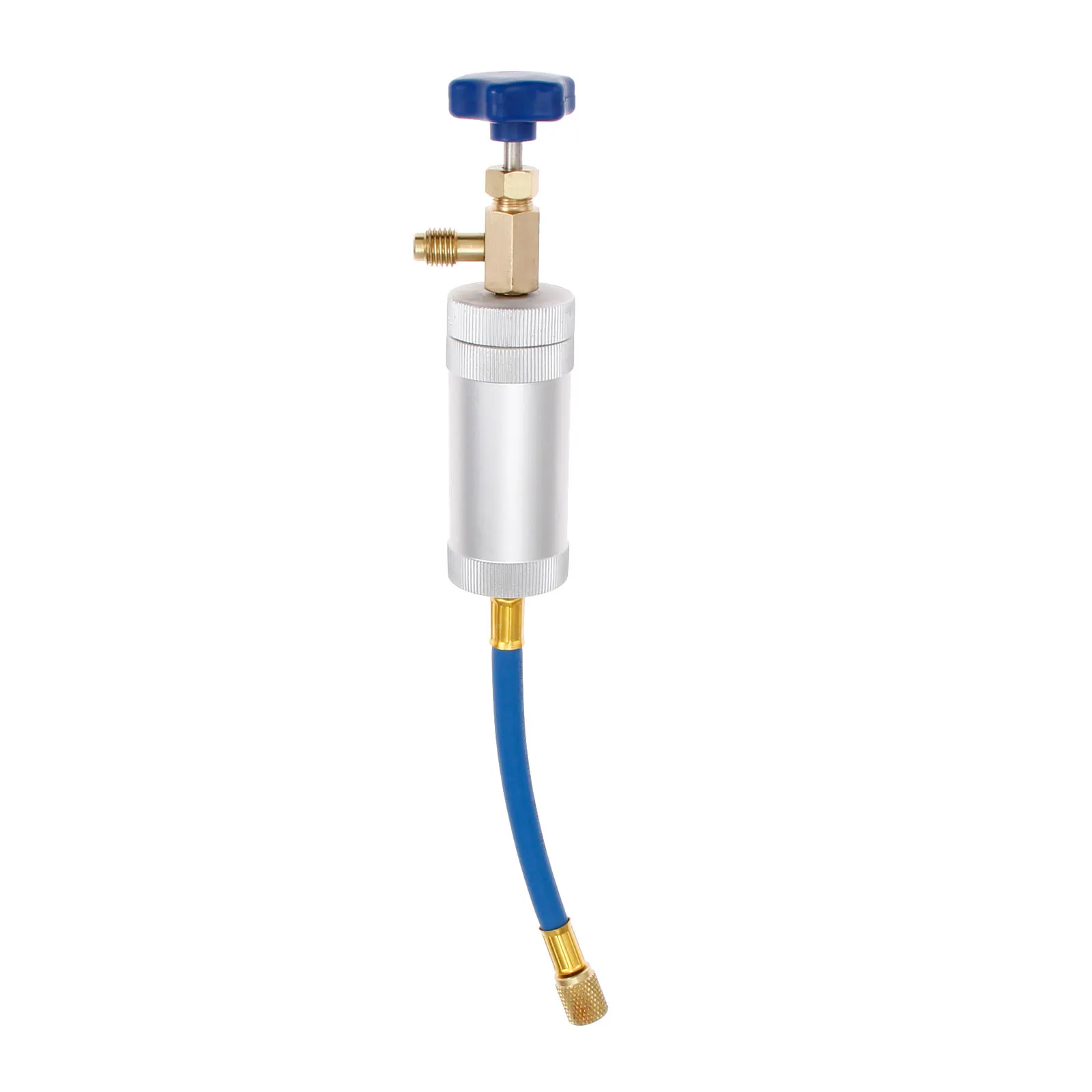 

1Pc R134A AC Oil Dye Injector Oil Filling Syringe with 1/2" Male and 1/2" Female for R134A A/C Universal A/C Injection Tool