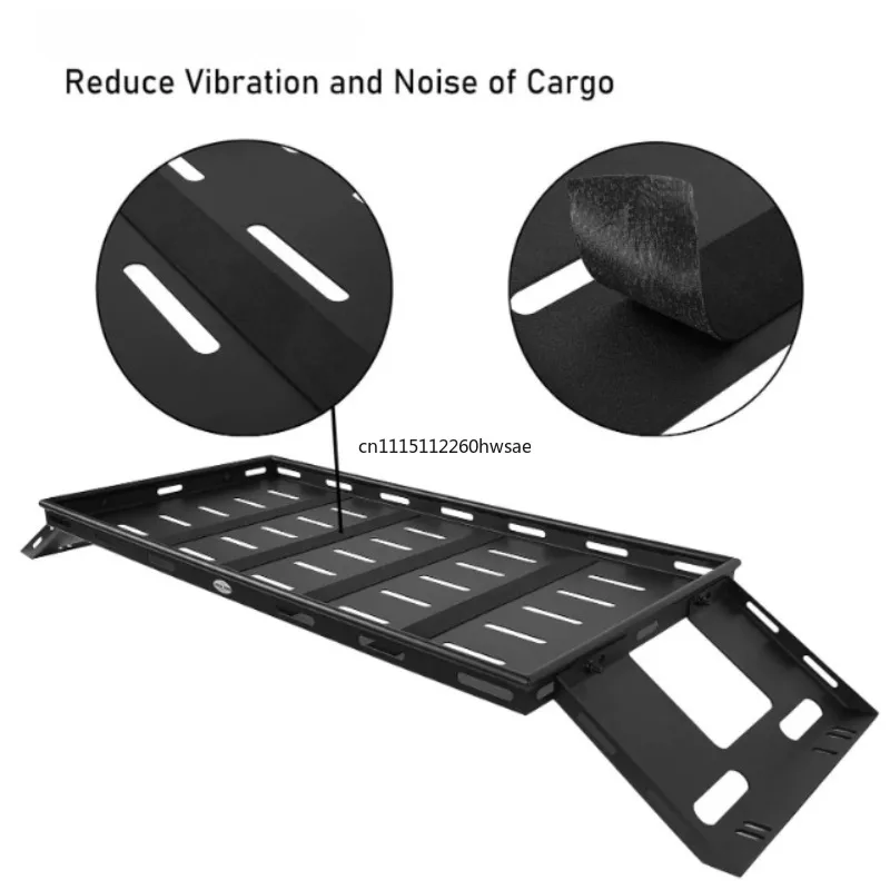Suitable for JK JL2007-2024 4 door trunk rack tail box thickened luggage rack modification