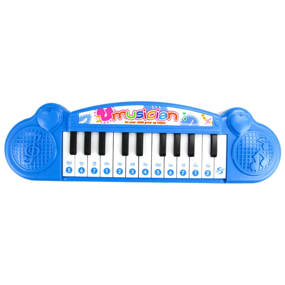 

Electronic Keyboard Beginners Baby Early Childhood Music Toy for Children Infants Small Piano for Baby Blue