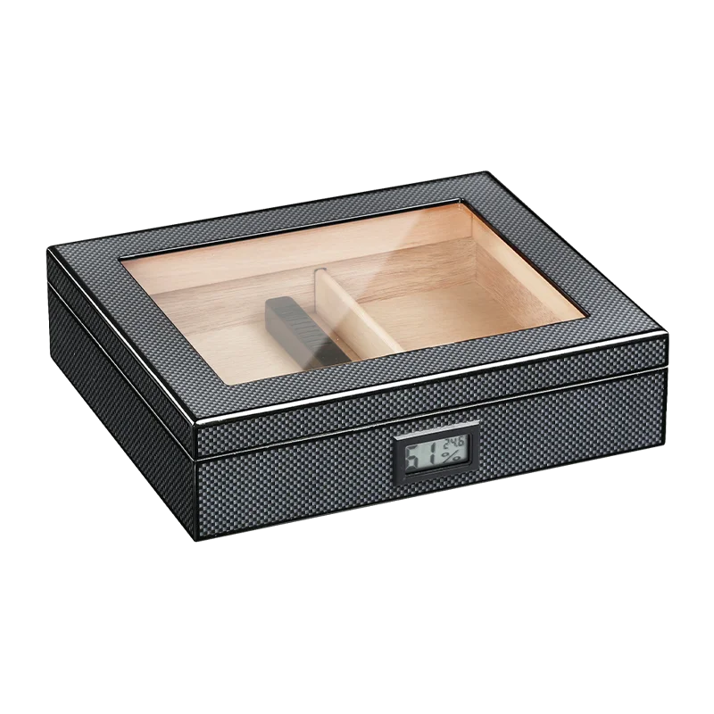 Charuto Cederhout Reizen Humidor Puro Doos Sigaar Case W/ Hygrometer Luchtbevochtiger Sigarenhumidor Box Voor Sigaren