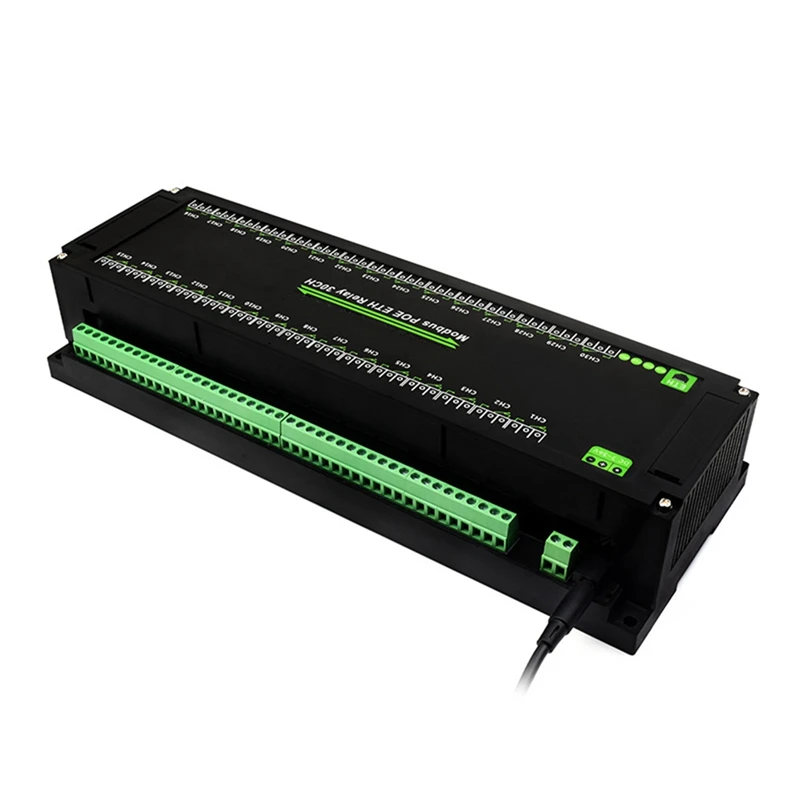 ●30-Ch Ethernet Relay Module, Modbus RTU/Modbus Protocol, PoE Port with Various Isolation Protection Circuits-ABFB