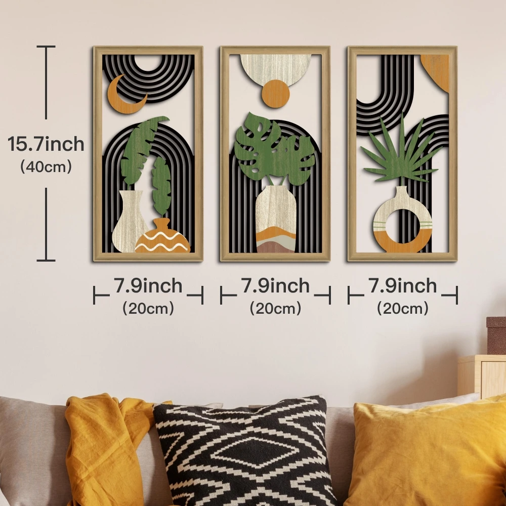 Boho Wooden Wall Art 5