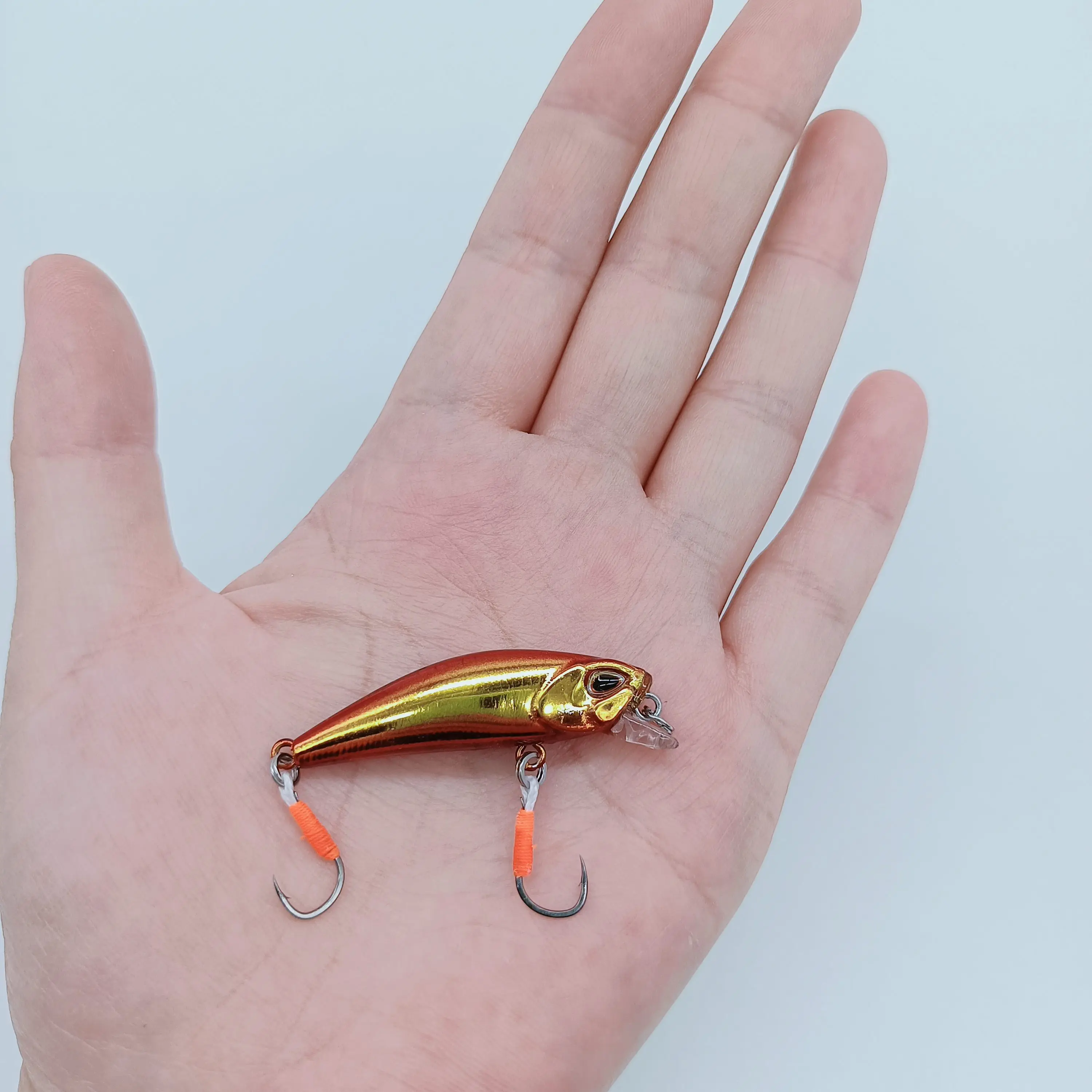 Duoduoyu 1pcs Mini sinkende Elritze Angel köder 3,5g/4,5 cm kleine Wobbler isca künstliche Swimbait Bass Angel gerät – Detail 7