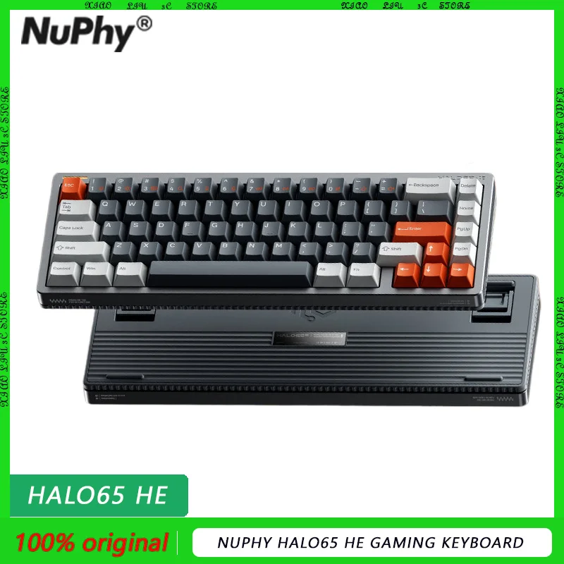 Nuphy Halo65 He commutateur magnétique personnalisé clavier de jeu mécanique Gateron Jade Pro commutateur e-sport spécial 8k 0.02mm Rt cadeau