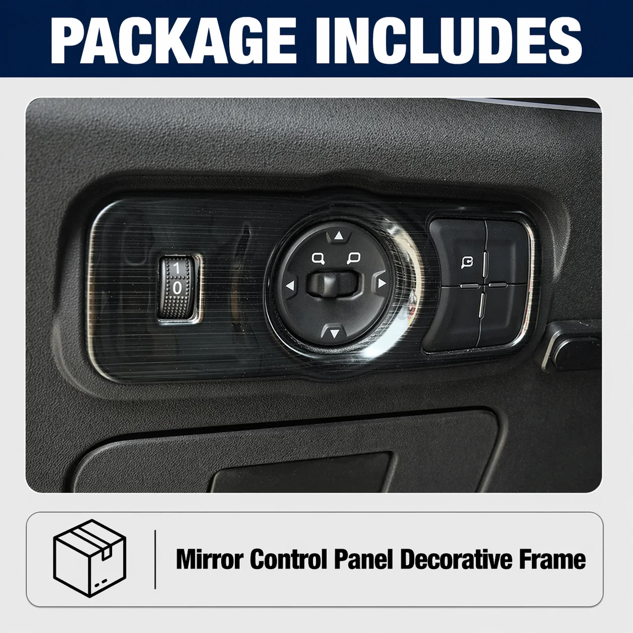 

For BAIC 212 T01 Light Height Adjustment Decorative Frame Reversing Mirror Adjustment Switch Sticker