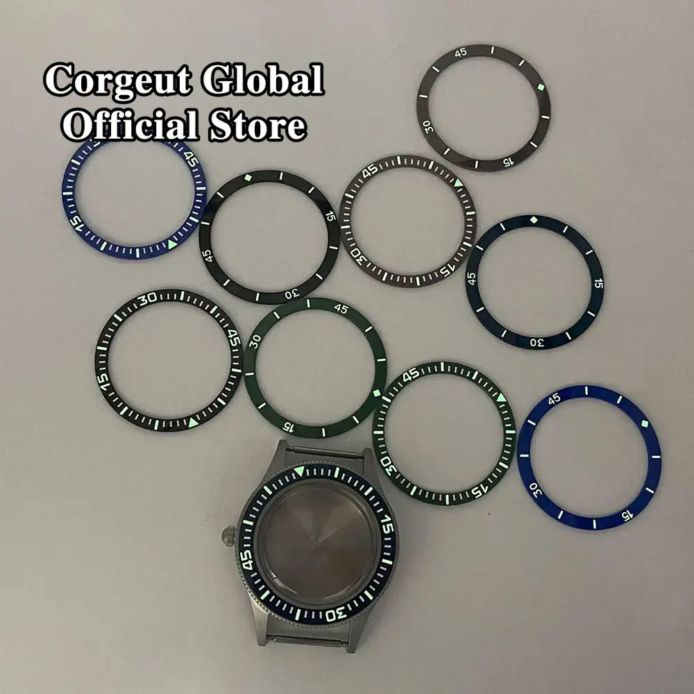 CORGEUT 40mm Stainless Steel Case Sapphire Glass Fit NH35 NH36 Movement