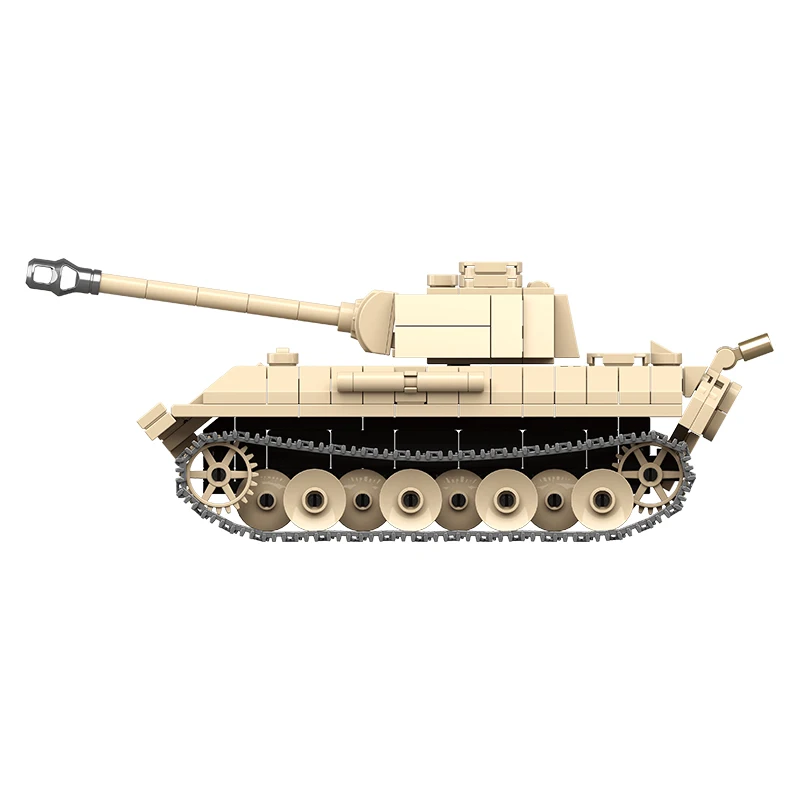 Panther Type Medium Précieux décennie s de Construction, PanzerkampDosagen V Pantherausyunruno ASd Kfz 171 +, Modèle de Guerre Militaire, Briques