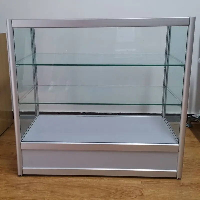 2025customized.Hot Sales Of Showcase Tempered Glass Cover Futurniture Pharmacy Counter Display