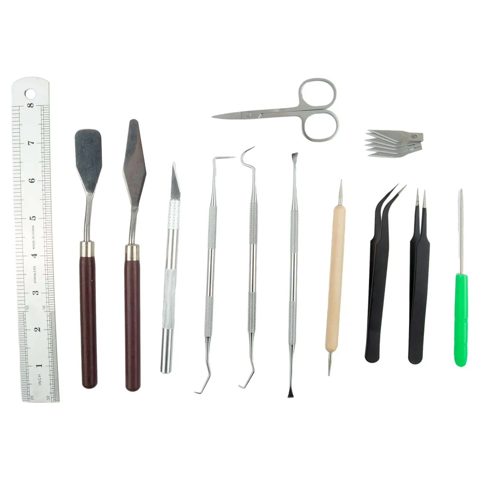 Weeding Tool Craft Tool Kit 22Pcs Basic Non Slip Vinyl Tool Accessories Lettering Kits Stainless Steel High Quality