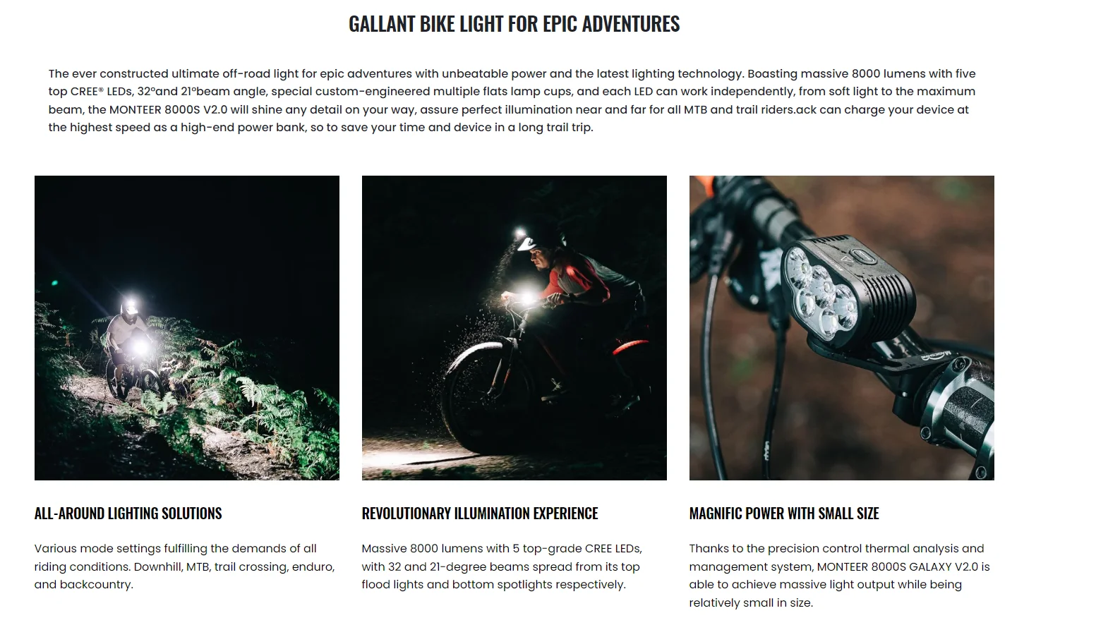 ل Magicshine MONTEER 8000S V2.0 الدراجة الخفيفة 8000 لومينز LED التحكم عن بعد الجبلية ضوء 7.2 فولت 10,000 مللي أمبير بطارية قابلة للشحن #5