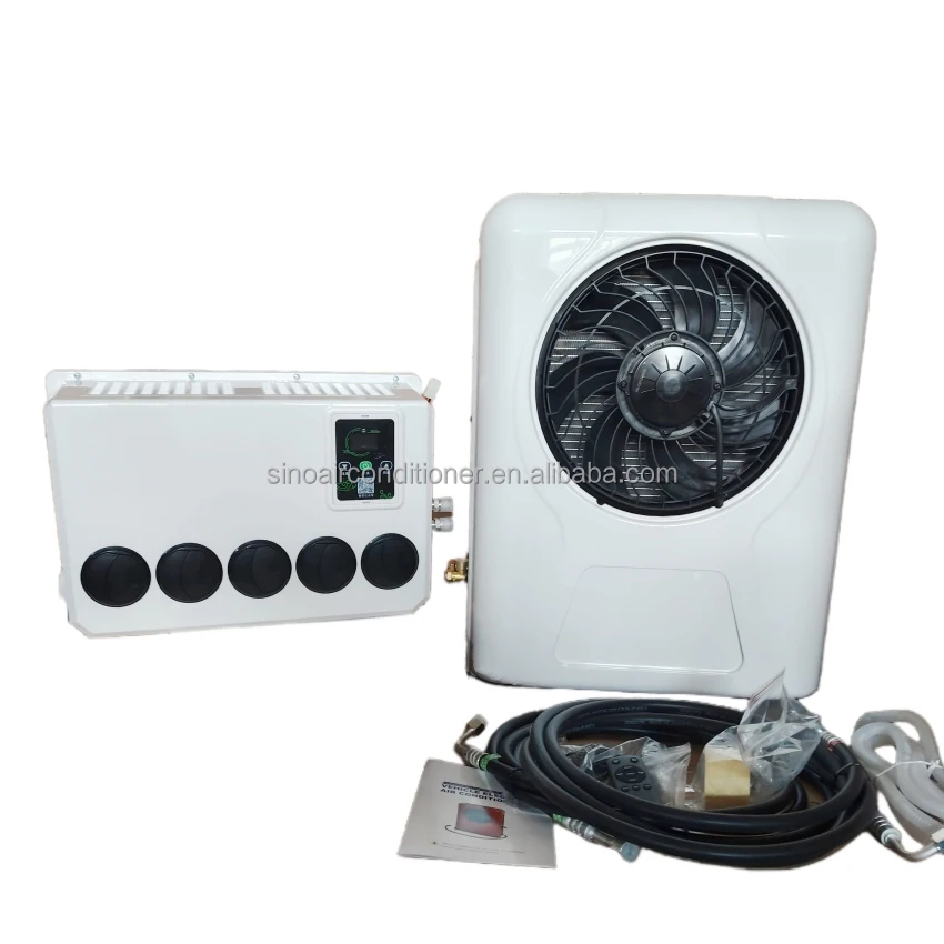 Tractor Cabin 12 Volt Parking Air Conditioning 12v 24v Truck Electric Air Conditioner For Truck