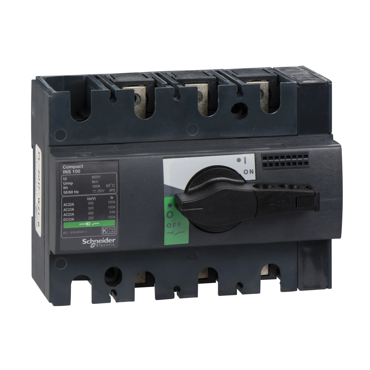 

28908 INS100 3P распределитель Compact INS100 — 3 полюса — 100 А