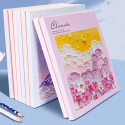 Cuaderno de bocetos de papel engrosado, 20k, 80 hojas, pintura artística para estudiantes, dibujo, libro de acuarela, cuaderno de bocetos de Graffiti, papelería escolar