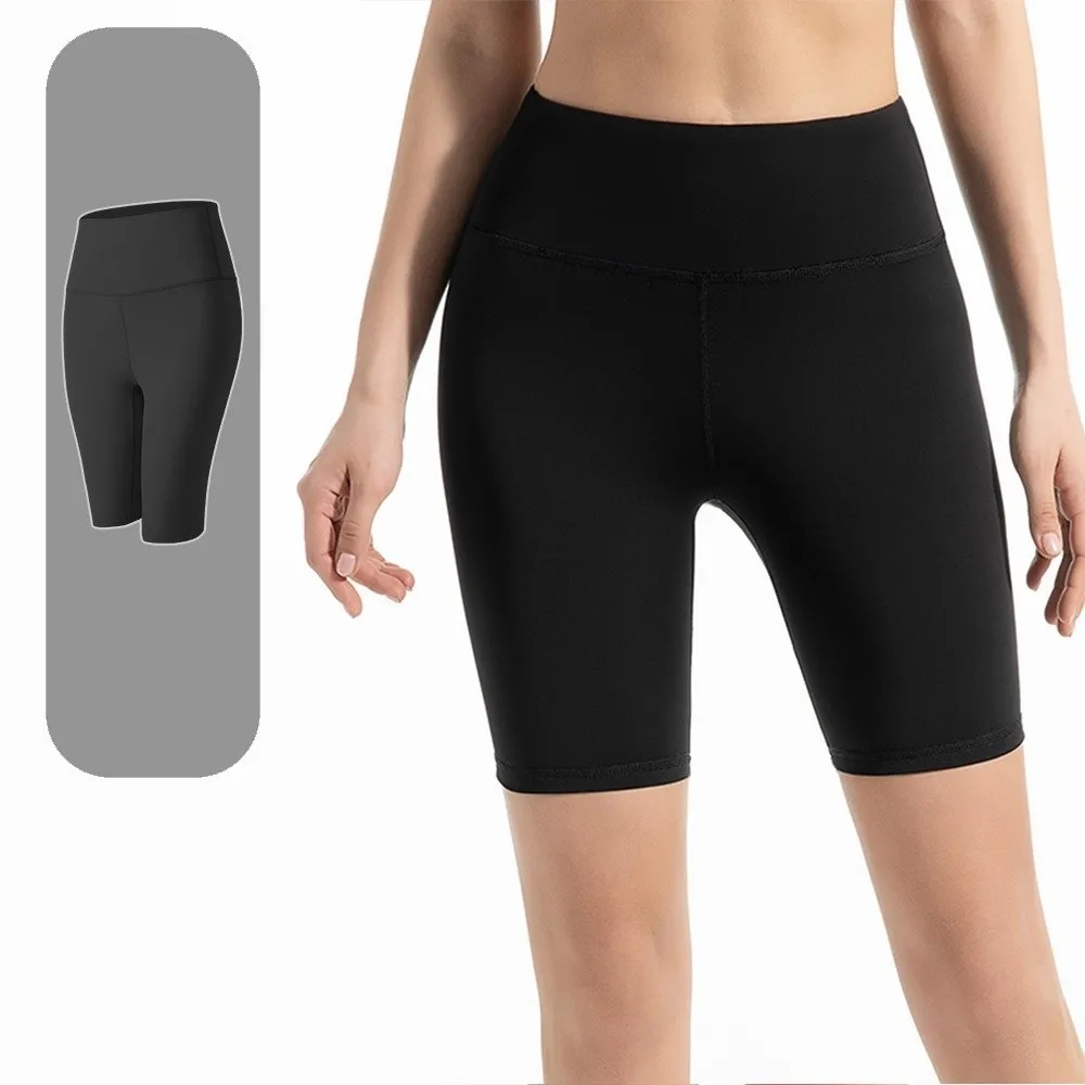 

High Elastic Yoga Shorts Quick-Dry Butt-Lifting Design Sports Shorts Sweat Absorption High Waist Running Shorts Running Exercise