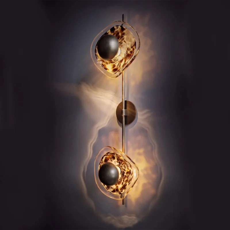 French light luxury wall lamp retro wall lamp bedroom living room hotel homestay lobby  new creative