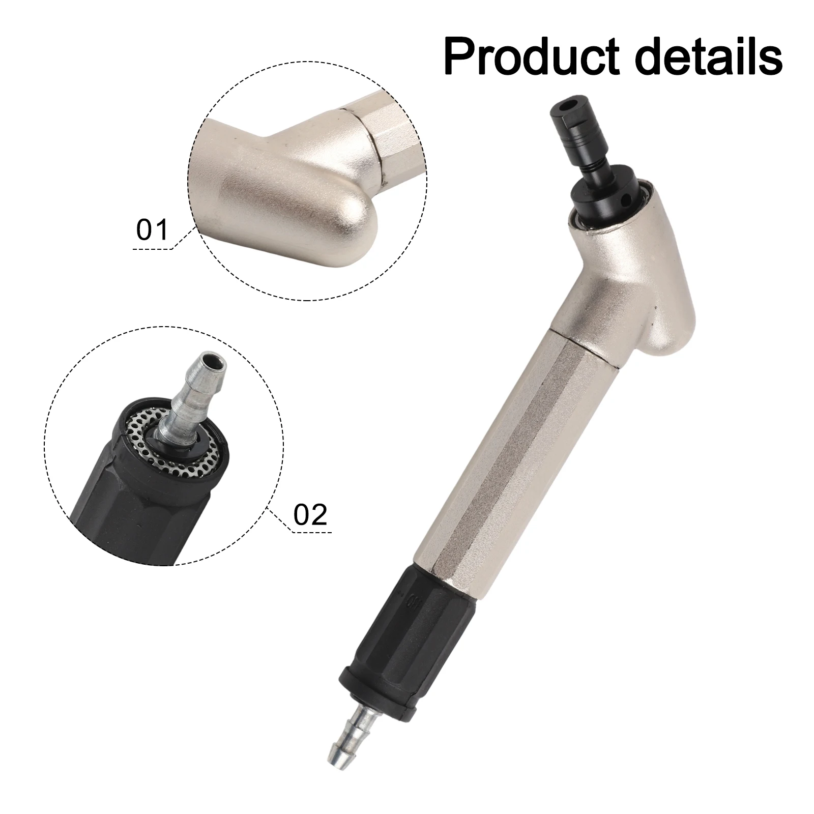 

For Power Die Grinders Pneumatic Grinding Pen Pneumatic Grinding Pen 120 Degree 52500rpm Metal Easy To Operate