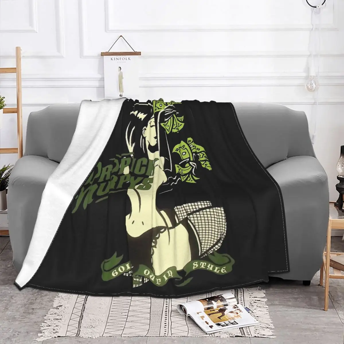 Going Out In Style Blanket Dropkick Murphys Fleece Plush All Season Ultra-Soft Throw Blankets For Office Plush Thin Quilt