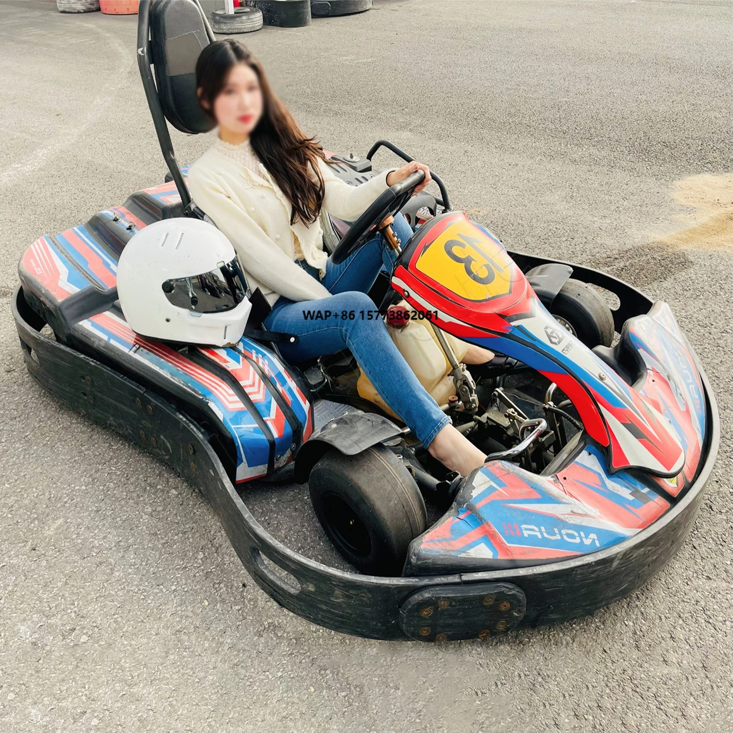 

Gas Racing Go Karts 4 Stroke Engine 4x4 Drive Outdoor Sports & Entertainment Equipment for Karting Games