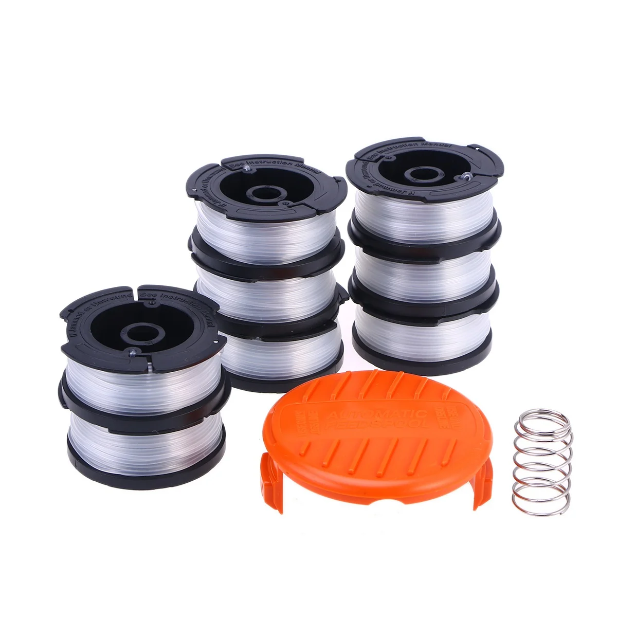 

10pcs String Trimmer Replacement Spool 30Ft 0.065 Auto Feed Nylon Grass Trimmer Line Kit For Gh400 Gh500 Gh600 Cst1000
