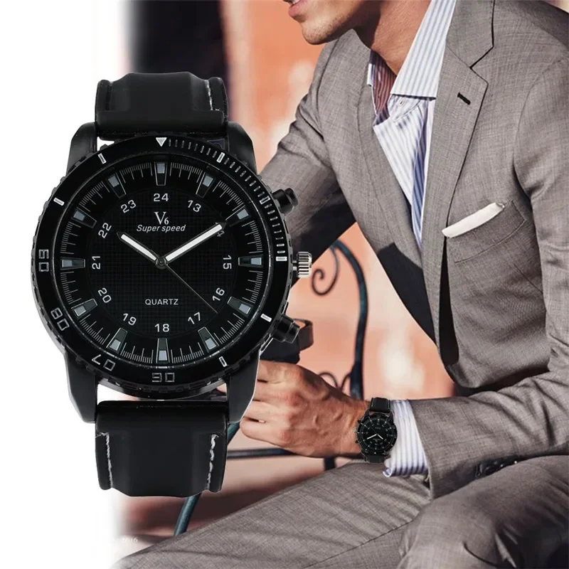 

Luminous Hands Big Dial Couple Silicone Band Couple Watches Black/White Dial Sport Fashion Lovers Watches Quartz Movement