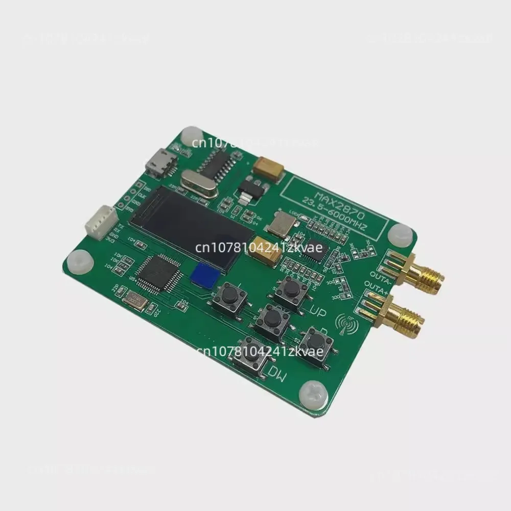 MAX2870 STM32 23.5-6000 MHz Signal Source 23.5-6000 M Serial Port Control