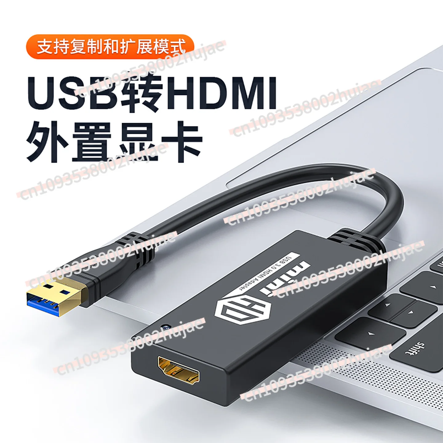 

Dual HDMI Splitter USB 3.0 External Graphics Card for Dual Monitors, Screen Mirroring & Extended Mode for PC and Laptop