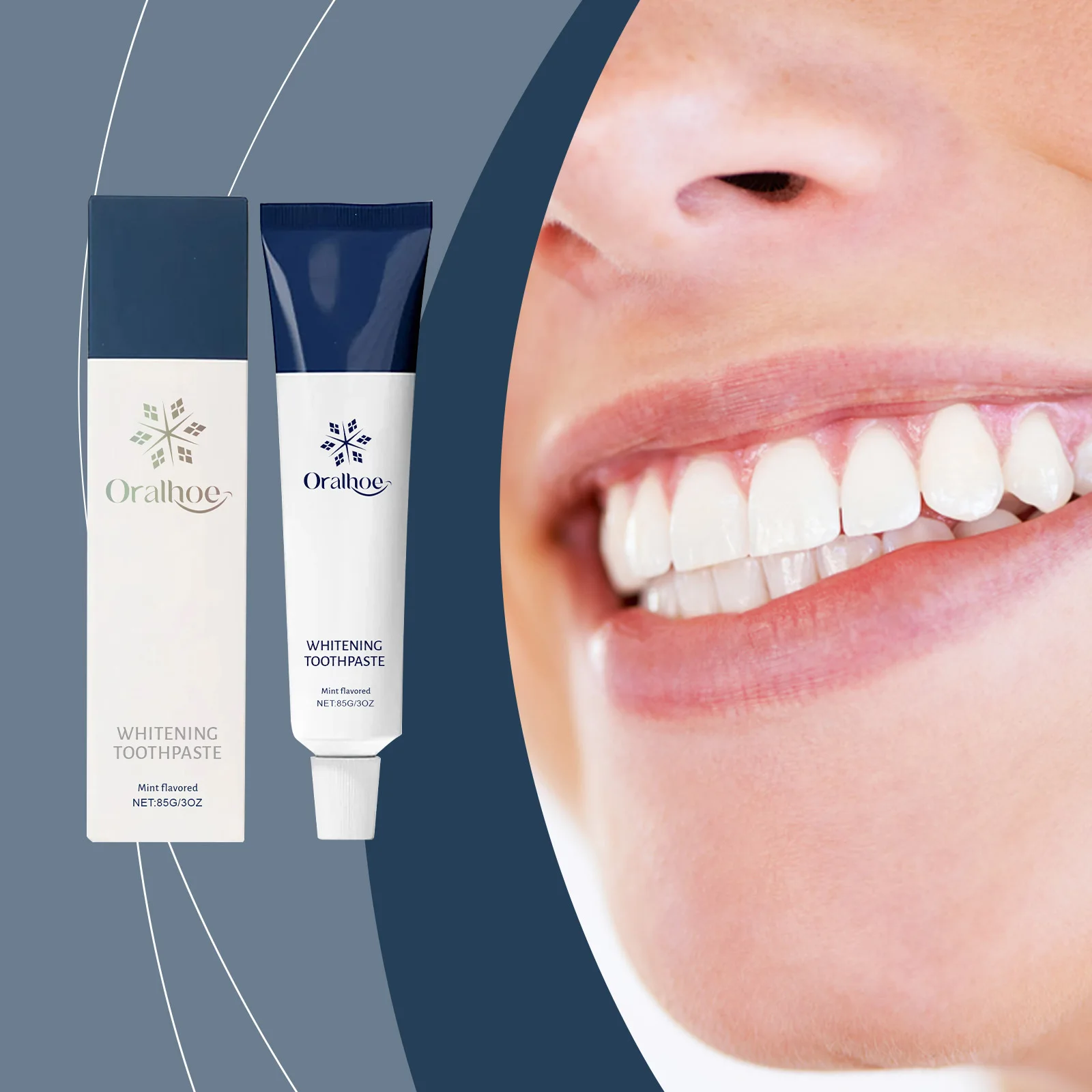 

85g Mint Toothpaste Whitening Teeth Clean Yellow Teeth Prevent Dental Plaque Reduce Coffee Stains Improve Bad Breath Oral Care