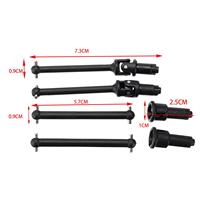 Front& Rear RC Car Drive Shaft Set for HBX 16889 SG1602 16890 Trucks DIY Modified