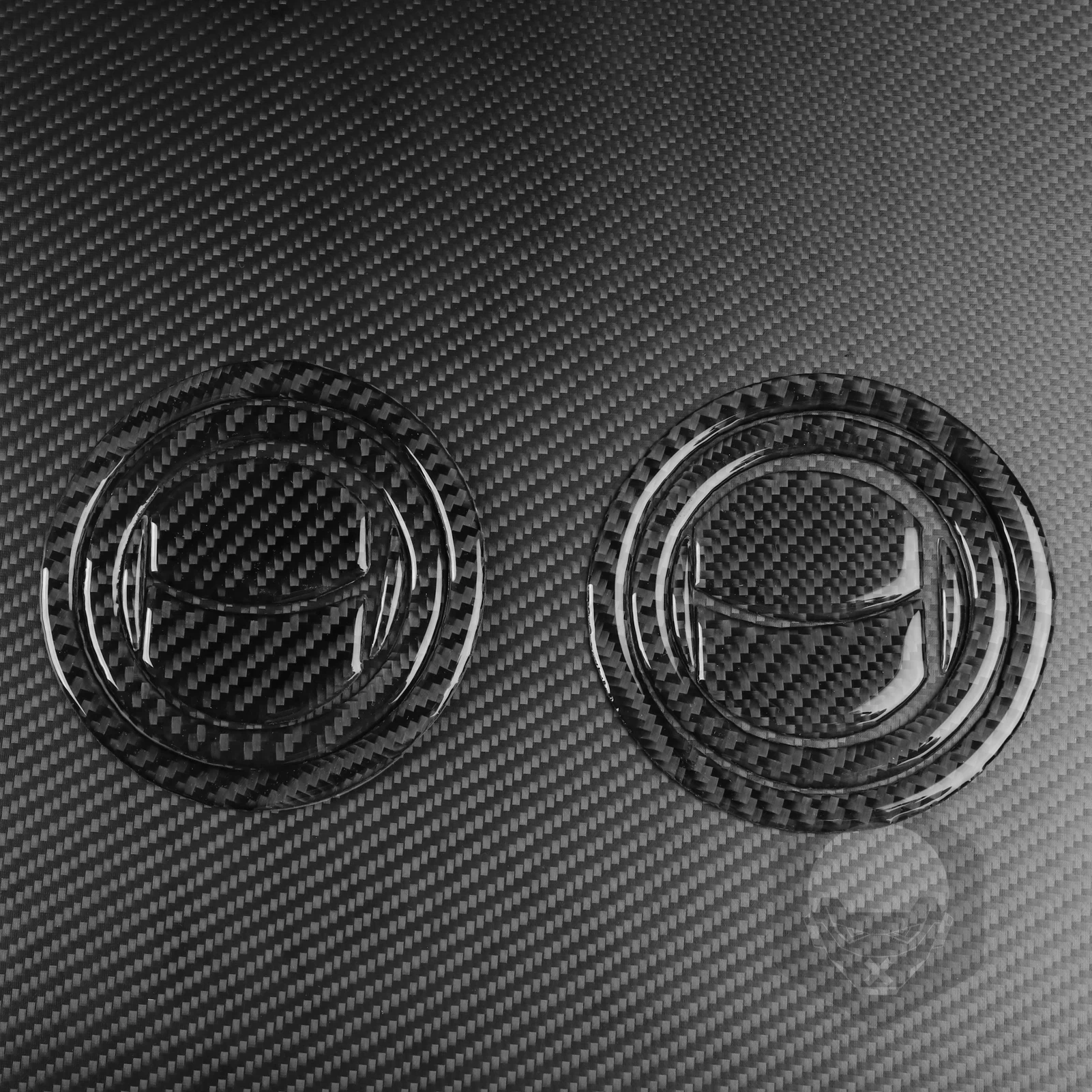 

Real Carbon Fiber Car Accessories Dashboard Air Vent Trim Decorative Cover Soft Sticker For Ford Fiesta MK7 MK8 2011-2019