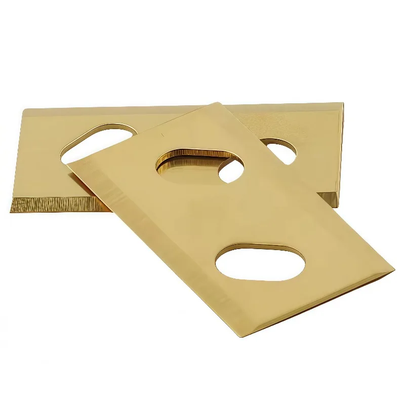 

Квадратный золотой наклонный двойной отверстий, 18 шт., с винтовым лезвием газонокосилки используется для кошения и украшения газона во дворе.