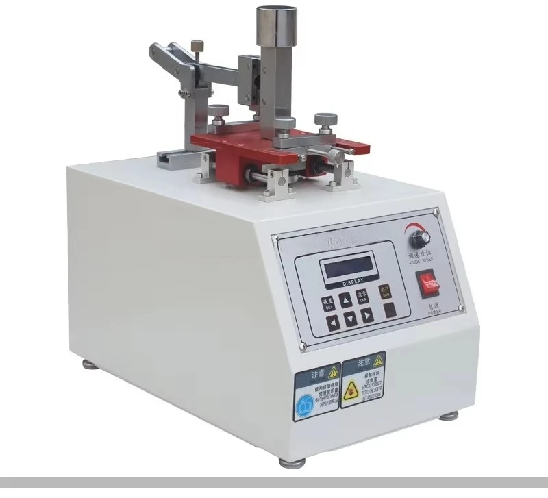 textiles ribbons trademarks cardboard Leather and Textile Abrasion Resistance & Rubbing Color Fastness Tester