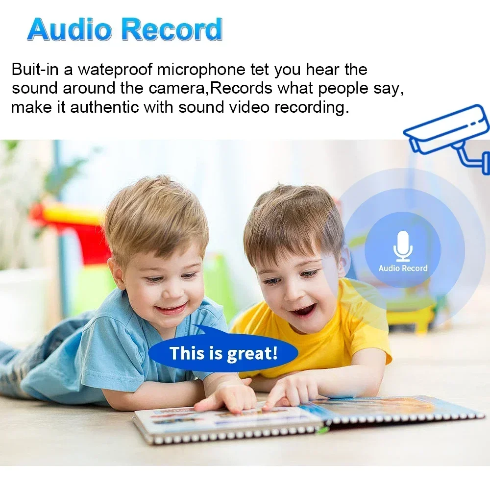 16CH Wireless NVR Kit With 5MP WiFi IP Cameras Home Security System Set Motion Detection Audio Recor Surveillance 24/7 Recording