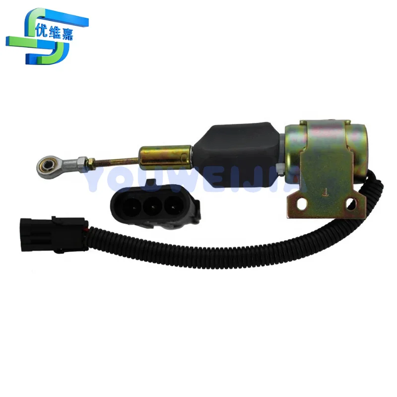 

Diesel Engine Stop Solenoid, Fuel Shut-Off Solenoid for 3932529, 12V