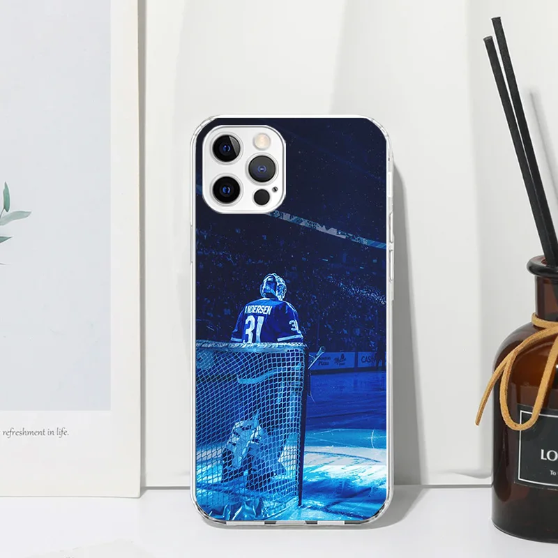 Ice Hockey Rink Sport Phone Case For Iphone 17 Air 16 15 Plus 16E 14 Pro Max 13 Mini 12 11 7 8 SE Fundas Soft Back Cover 17 Air