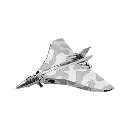 Vulcan bomber 3D Puzzle metalowe zestawy modeli DIY wycinane laserowo Puzzle wyrzynarka zabawkowa dla dzieci