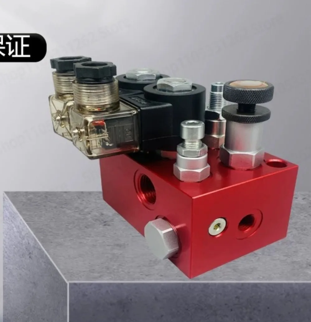 ET02 02SV Dual Speed Dual Valve Screw Cartridge Valve Lift Platform Solenoid Composite Valve